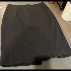 Black pencil skirt